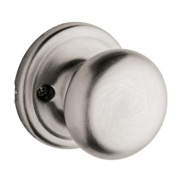 Imagem de Kwikset 968H-15GC Hancock Maçaneta Porta Interior Manequim Acabamento de Níquel Acetinado com Novo Chassi