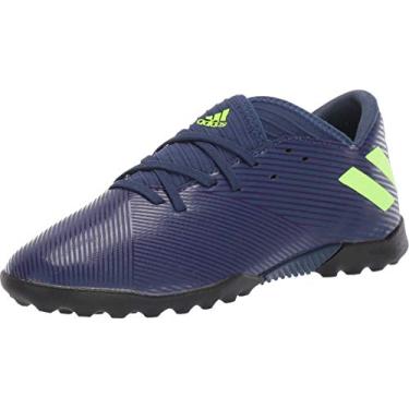 Imagem de Tênis de futebol infantil Adidas Nemeziz Messi 19,3 Tf, Indigo/Green/Purple, 5 Little Kid