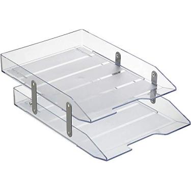 Imagem de Caixa Para Correspondência Articulada Dupla, Organizador de Documentos Acrimet (Cor Cristal)