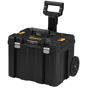 Imagem de DEWALT Caixa Organizadora Profunda e com Rodas, Ideal para Armazenamento e Transporte de Ferramentas, Modelo DWST17820, Capacidade de 28L