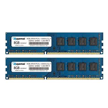 Imagem de DDR3 RAM UDIMM, 16GB(8GBx2) PC3L 12800U Blue, PC3-12800 UDIMM