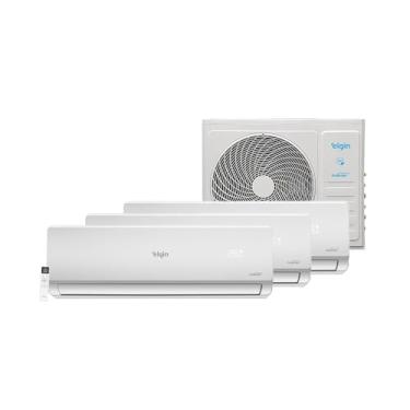 Imagem de Ar Condicionado Tri Split Hi Wall Inverter Elgin Plus 2x9000 e 12000 BTU/h Quente e Frio 45MTQE27C2CB – 220 Volts