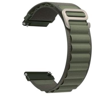 Imagem de Pulseira de nylon compatível com Samsung Galaxy Watch 6 5 Pro 4 3/Watch 4 6 Classic/Active/Gear S2 S3 Frontier, pulseira esportiva de 20 mm e 22 mm para Galaxy Watch de 47 mm, 43 mm, 45 mm, 40 mm, 44 mm, 42 mm, 46 mm e 41 mm