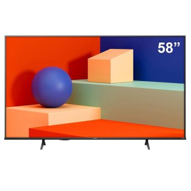 Imagem de Smart TV 58” Hisense UHD 4K 58A51HSV Tela DLED com Wi-Fi, Bluetooth, USB e HDMI