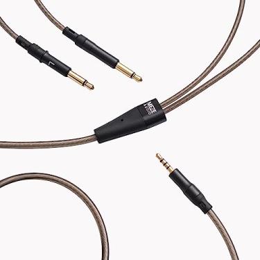Imagem de MEZE AUDIO | Cabo balanceado de atualização OFC de 2,5 mm para série 99 | Cobre OFC banhado a prata | Plugue conector macho de 2,5 mm para Dual TS Mono 3,5 mm | Comprimento do cabo 1,50 m/4,9 pés