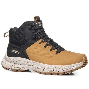 Imagem de Bota Masculina Trekking Couro Havana Pegada 150402-01
