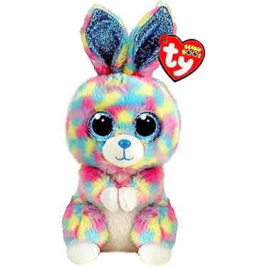 Imagem de Ty Beanie Boo Hops The Multi Colored Easter Bunny - 6"