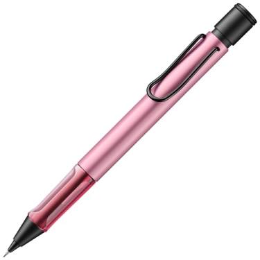 Imagem de LAMY AL-star Autumn Pink - Lapiseira com aderência transparente e ergonômica e corpo de alumínio leve - incluindo refil de linha fina LAMY M 41 de 0,5 mm e ponta de borracha