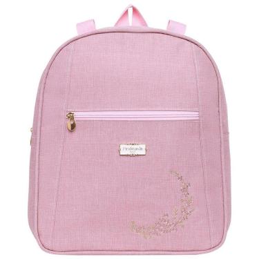 Imagem de Mochila de Maternidade Pirulitando Baby Média Florir Rosa-Unissex