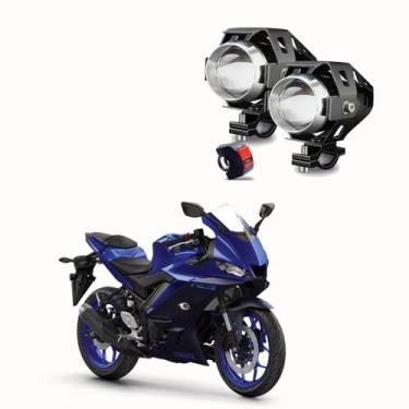 Imagem de Kit Led Farol de Milha Moto Yamaha YZF R3 321CC 2015 2016 2017 2018 20