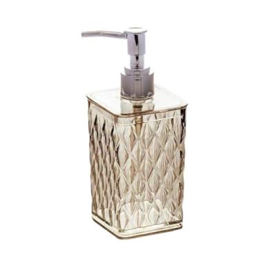 Imagem de Porta Sabonete Líquido Acrílico Glamour Banheiro Dispenser Sabonete (Ambar)