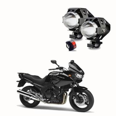 Imagem de Kit Led Farol Milha Moto Yamaha TDM 900 2002 2003 2004 2005 2006 2007 