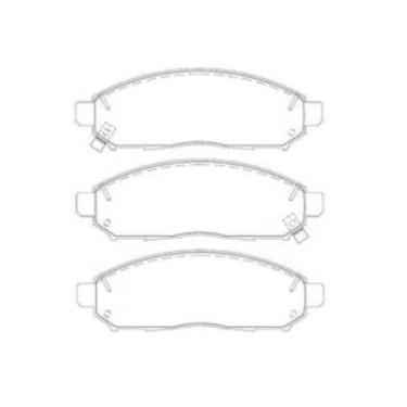 Imagem de Pastilha De Freio Xterra 2.8 Dianteira Sem Alarme Sistema Tokico 3175 