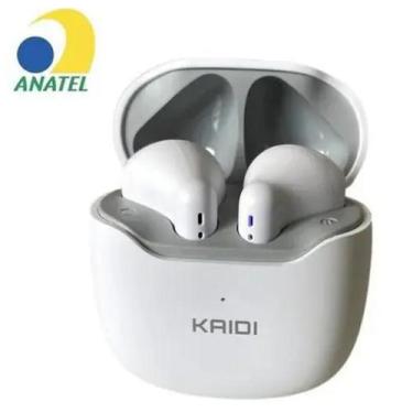 Imagem de Fone De Ouvido Bluetooth Sem Fio Branco - Kaidi