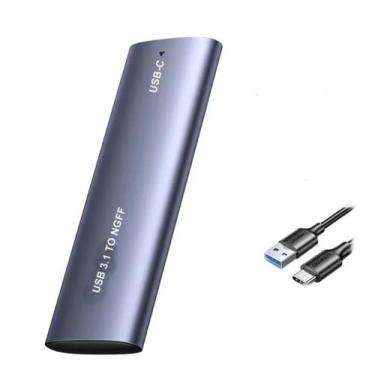 Imagem de Case Ssd M2 6gbps Sata Ngff Pra Usb 3.1 Pcie Gen2 10gbps - FY
