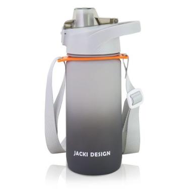 Imagem de Garrafa Vibe 550ml com Alça e Tampa com Vedação - Jacki Design, Cinza