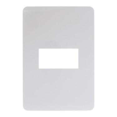 Imagem de Placa 4x2 1 Módulo Branca Orion Schneider, Branca