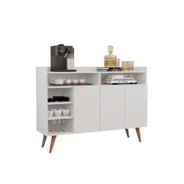 Imagem de Buffet Adega Celta 3 Portas Pes Palito Retro Giga Moveis - Anto Móveis