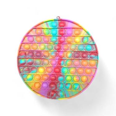 Imagem de Brinquedo Pop It Fidget Toy Anti Stress Sensorial Aumenta Criatividade Grande Coloridos (PP38073)