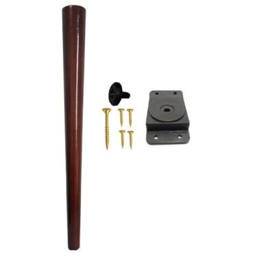 Imagem de Pe Palito 70cm Chapa Inclinada + Parafuso - Jthome, Imbuia Marrom Escu