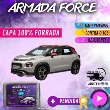 Imagem de Capa Cobrir Carro C3 AIRCROSS 100% Forrada Armada Force 100% Impermeáv