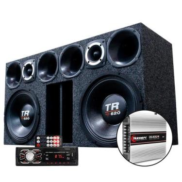 Imagem de Caixa Som 2 Triton 620 Radio Bluetooth Usb Modulo Taramps