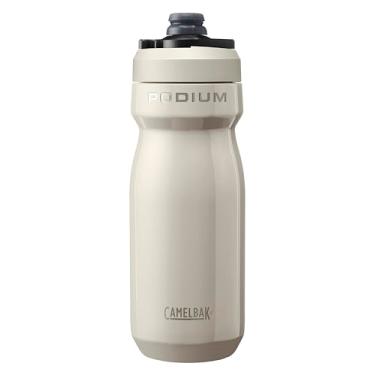 Imagem de CAMELBAK Podium Garrafa de água de aço inoxidável com isolamento a vácuo, 530 ml, design à prova de fugas