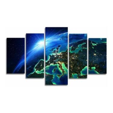 Imagem de Quadro Planeta Galaxy Terra Universo Sala Quarto Decorativo - Paradeco