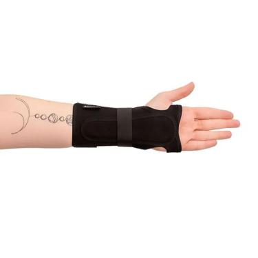 Imagem de Mercur Órtese Curta para Punho com Tala Bilateral P Cor Preta BC0656-A