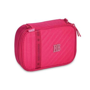 Imagem de Estojo Box Rebecca Bonbon Juvenil 100 Pens Escolar Meninas, Rosa