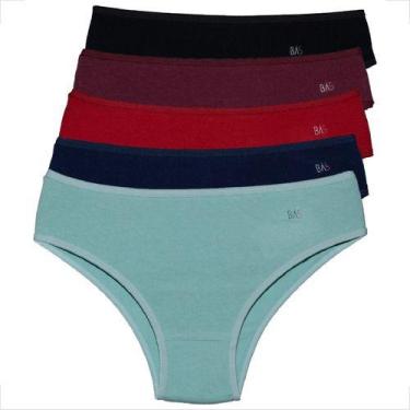 Imagem de Kit 5 Tangão Cotton Penteado Feminina Estilo Atacado - Básica Linda, S