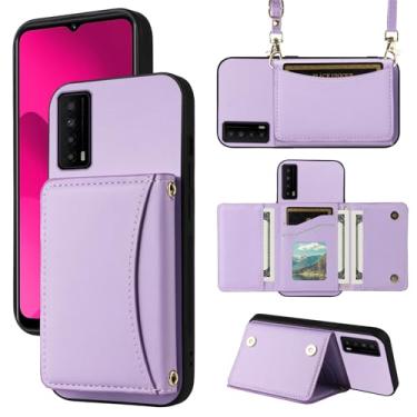 Imagem de Furiet Capa carteira para TCL Stylus 5G 2022 com alça transversal de couro PU premium porta-cartão à prova de choque resistente acessórios de corpo inteiro capa de celular para TLC Stylo G5 6.81 T779W