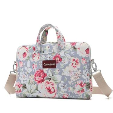 Imagem de Canvaslove Bolsa para laptop para laptops de 15,6 a 16 polegadas, Azul-rosa, 14 inch-15.6 inch & Macbook Pro 15