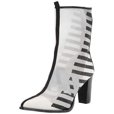 Imagem de Ellie Shoes Bota feminina fashion de Halloween, Transparente, 6