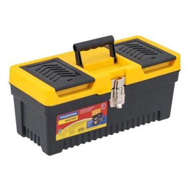 Imagem de Caixa De Ferramentas - 17 - 20x44.5x22 Cm - Tramontina, Preto/Amarelo