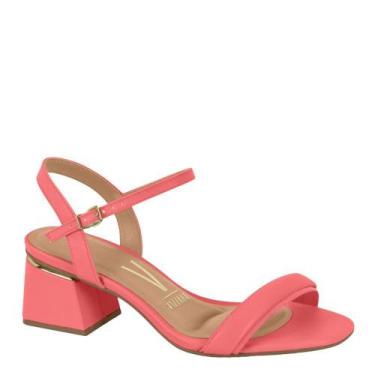 Imagem de Sandália Feminina Salto Bloco Médio Grosso Conforto 6428.119 - Vizzano