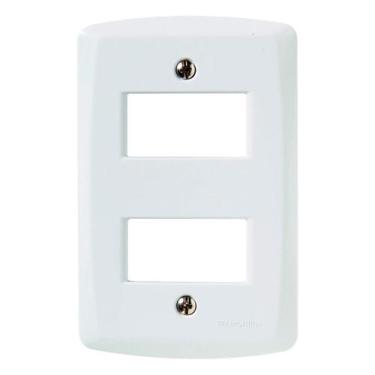 Imagem de Placa Tramontina Lux2 2X4 2 Postos Afastados 57105/206 - TRAMONTINA EL