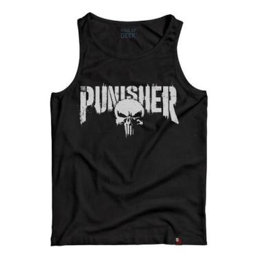 Imagem de Camiseta Regata The Punisher Camisa Justiceiro Série - king of Geek, P