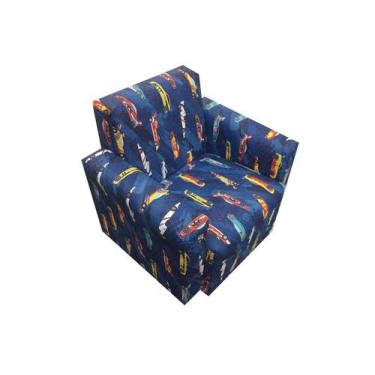 Imagem de Mini poltrona sofá infantil - carrinho - Negromonte Store