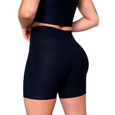 Imagem de Kit 2 Shorts Bolha Feminino Academia Suplex Básico Fitness - Donna Mar