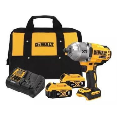 Imagem de Chave De Impacto Dewalt 1/2 Dcf900 2 Bateria 20v 5ah E  Bolsa