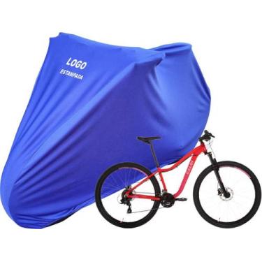Imagem de Capa Bike Caloi Evora Mtb Com Elástico Melhor Fixação - Mz, Azul