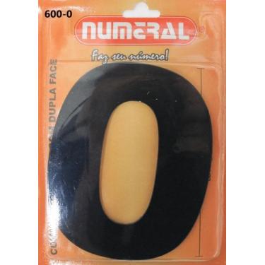 Imagem de Número Residencial Numeral N.0  60mm, Preto