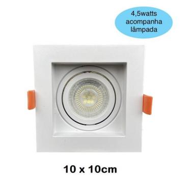 Imagem de Spot recuado embutir dicroica GU10 4,5W - LEDCOM