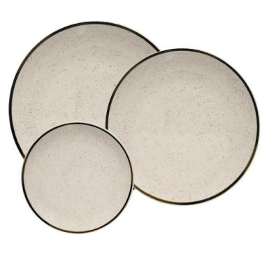 Imagem de Aparelho de Jantar e Lanche 12 Peças Unni Brisa Oxford