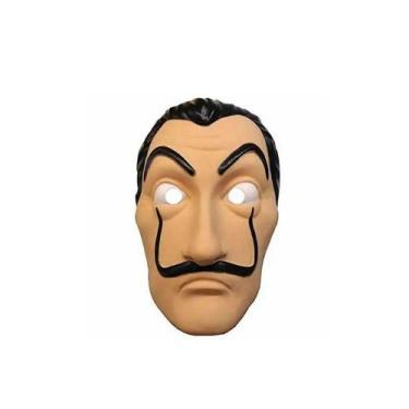 Imagem de Máscara De Plástico Fantasia Salvador Dali La Casa De Papel - CRB