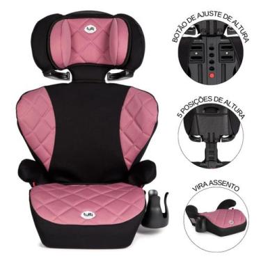 Imagem de Cadeira Cadeirinha Infantil Bebê Carro Triton II Rosa Tutti Baby