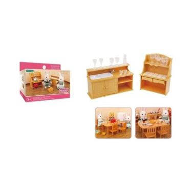 Imagem de Mini Coelho Villa - Conjunto de Móveis para Meninas - Brinquedo de Faz