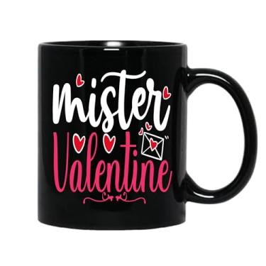Imagem de SpreadPassion Caneca de café Mister Valentine, presente para namorado e namorada, ideia de presente de dia dos namorados, presente para marido e esposa, ideia de presente de aniversário do dia dos