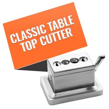 Imagem de Cigar Essentials Cortador de charuto clássico para mesa ou mesa - Possui quatro opções de corte reto ou corte em V para charutos de calibre de anel 52-60